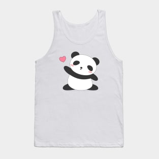 Kawaii Cute Panda Bear T-Shirt Tank Top